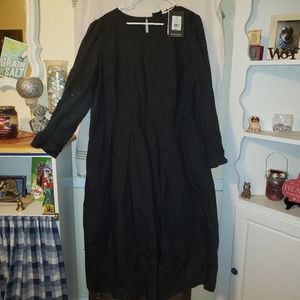 Black 2xl dress with pockets
